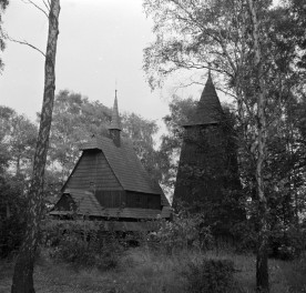 Kościółek św. Michała Archanioła - kościół i dzwonnica, skan 1