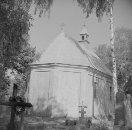 kaplica cmentarna - elewacja prezbiterium, skan 1
