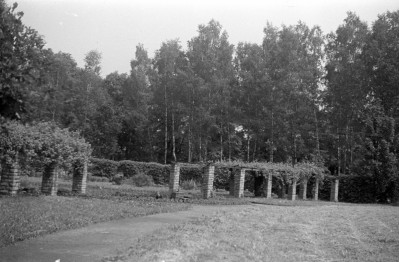 zespół parkowo parkowy - pergola, skan 1