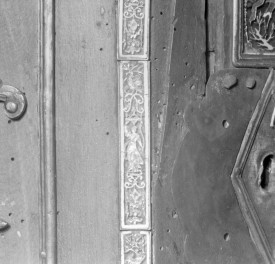 Kościół św. Józefa Oblubieńca i św. Antoniego z Padwy - tabernakulum z ok. 1740. Detale zdobienia. , skan 1