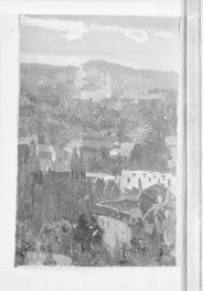 Muzeum Pomorskie w Toruniu, Ruszczyc Ferdynand "Kościoły wileńskie", 460x300 mm, skan 1