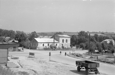 Zespół dawnego kościoła i szpital św. Ducha - widok ogólny, skan 1
