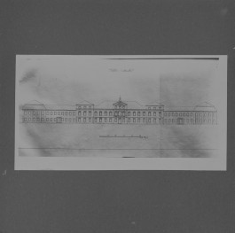 Pałac Saski - rysunek z albumu Schmieltnera, skan 1