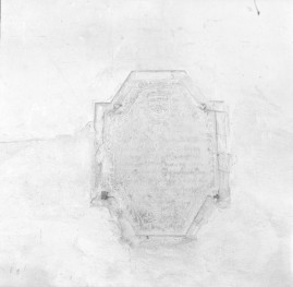 Kościół św. Piotra i św. Pawła - wnętrze: południowa ściana, tablica epitafijna Heleny Dobrskiej z Czapskich., skan 1