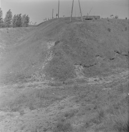 Twierdza Różan - fort nr. 1, widok ogólny, skan 1