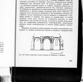 żródło: T. Mroczko, Architektura gotycka na ziemi chełmińskiej, PWN 1980 - kościół parafialny pw. św. Katarzyny - przekrój poprzeczny, skan 1