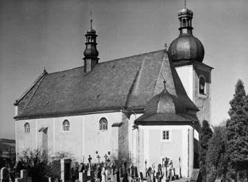 kościół pw. św. Michała Archanioła - elewacja południowa, skan 1