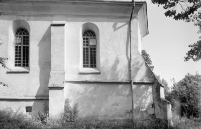 Kaplica pw. Matki Bożej Kębelskiej - elewacja południowa - fragment, skan 1