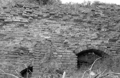 klasztor Kamedułów - mur oporowy - fragment, skan 1