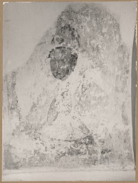 Zespół klasztorny Dominikanów -  fragment malowidła ściennego w krużganku, skan 1