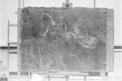 Muzeum Narodowe w Warszawie, malarz nieznany - "Nawrócenie św. Pawła" olej płótno, skan 1