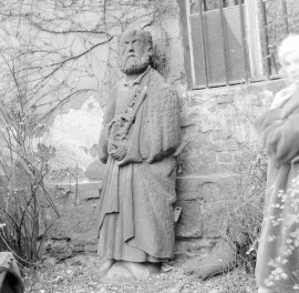 Katedra pw. św. Stanisława Biskupa i Męczennika i św. Wacława Męczennika - rzeźba gotycka, Św. Piotra, skan 1