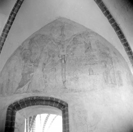 kościół pw. św. Najświętszej Marii Panny, św. Jana Chrzciciela i św. Faustyna z Brescii biskupa - wnętrze - fresk, skan 1