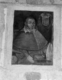 pałac Biskupów Krakowskich - Izba Stołowa Górna /sala portretowa/ /I p./ - ściana południowa - Jędrzeja Lipskiego, skan 1