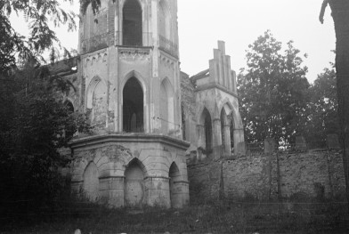 pałac tzw. "zameczek" - elewacja, skan 1