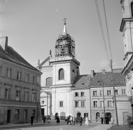 dzwonnica przy kościele pw. Św. Jacka - elewacja frontowa, skan 1
