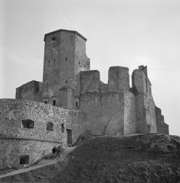 zamek biskupi - widok ogólny, skan 1