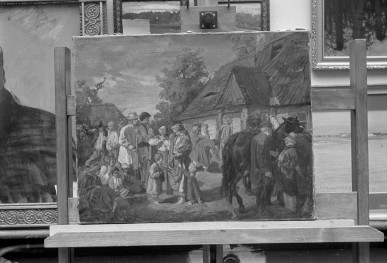 Józef Chełmoński - Kuklówka; Olej na płótnie; Muzeum Narodowe w Warszawie, skan 1