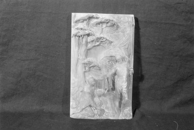 autor nieznany - Crhystus i Samarytanka, płaskorzeźba - alabaster, Muzeum Pomorskie w Gdańsku (ob. Muzeum Narodowe w Gdańsku), skan 1
