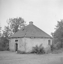 pałac - zabudowania gospodarcze, skan 1