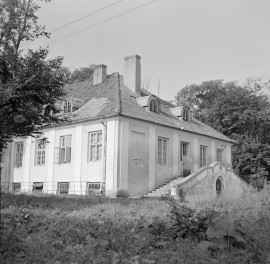 Pałac Potockich - oranżeria, elewacja płn-zach., skan 1
