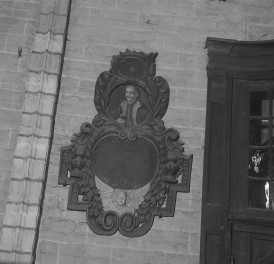 kościół pw. Wniebowzięcia Najświętszej Maryi Panny - wnętrze - epitafium Pawła Rolińskiego, skan 1