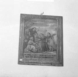 klasztor ss. Mniszek Benedyktynek - zbiory - obraz ze sceną alegoryczną z XVIII wieku, skan 1
