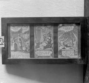 klasztor ss. Mniszek Benedyktynek - zbiory - oprawne miedzioryty o tematyce Apokalipsy z XVIII wieku, skan 1