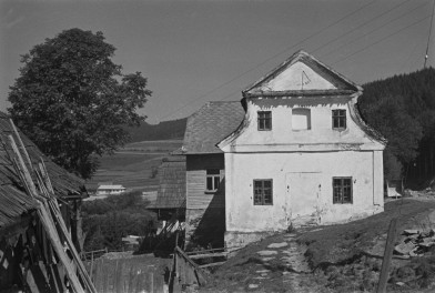 dawna Farbiarnia (2 poł. XVIII w.), elewacja boczna, skan 1