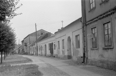 rynek - domy od ulicy, elewacje, skan 1