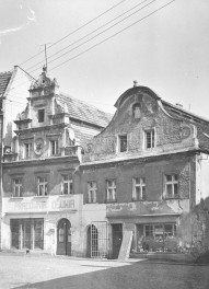 kamienice Jaś i Małgosia - elewacje frontowe, skan 1