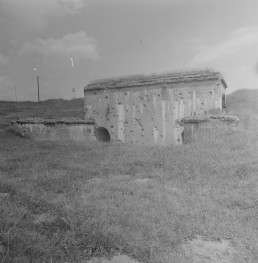 Twierdza Różan - fort nr. 1, poterna kanoniery międzyskarpowej, skan 1