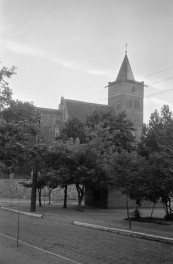 kościół - wieża i ogrodzenie, skan 1