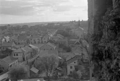 widok na miasto od strony zamku, skan 1