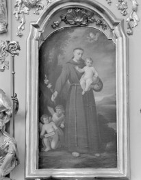 Kościół pw. NMP i św. Mikołaja - ołtarz boczny przy tęczy: obraz., skan 1