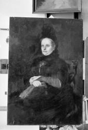 Muzeum Narodowe w Warszawie, obraz Boznańska Olga "Portret matki", 1147x800 mm, skan 1