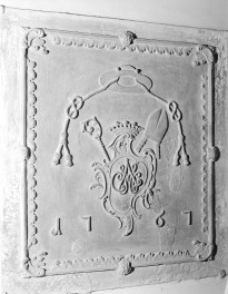 Opactwo Cystersów - krużganki i płyta nagrobna., skan 1