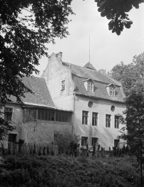 pałac Krokowskich - elewacja, skan 1