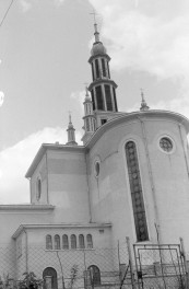 kościół parafialny pw. Niepokalanego Serca Najświętszej Maryi Panny - elewacja, skan 1