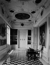 założenie pałacowo-ogrodowe - wnętrze: biblioteka króla, skan 1