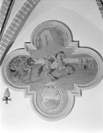 Opactwo Cystersów - wnętrze: kapitularz. Malowidło alegoryczne., skan 1