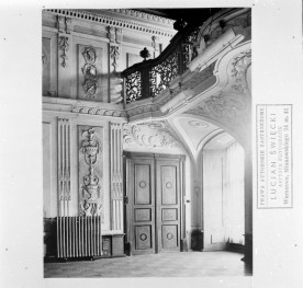 pałac Bożków - sala na I piętrze, skan 1