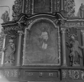 kościół filialny pw. św. Wawrzyńca - obraz "św. Bernarda", skan 1