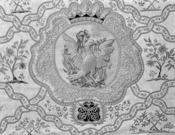 Kościół pw. Wniebowzięcia NMP i Świętego Józefa - antepediumm białe, nadruk: Feniks, 2 połowa XVIII wieku., skan 1