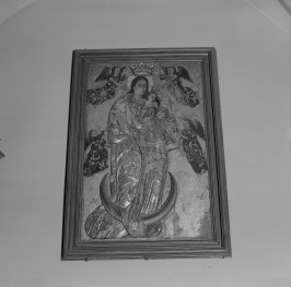 klasztor ss. Mniszek Benedyktynek - zbiory - obraz Matki Boskiej z Dzieciątkiem z XVI / XVII wieku, skan 1