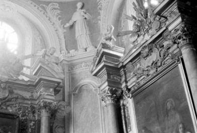 kaplica Radziwiłłów fragment ołtarza, skan 1