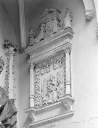 Kościół parafialny pw. Wniebowzięcia NMP i św. Mikołaja - epitafium sebastiana Birbera z ok. 1557, skan 1