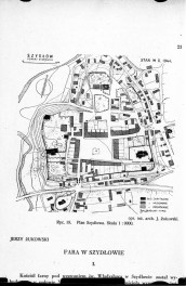 plan miasta - stan z 1944 r. opracował J. Żukowski, skan 1