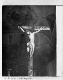 kościół pw. św. Macieja Apostoła - wnętrze - Krucyfiks z XVIII w, skan 1