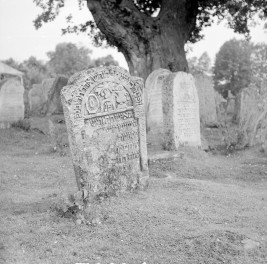 Cmentarz, Kirkut - macewy, skan 1